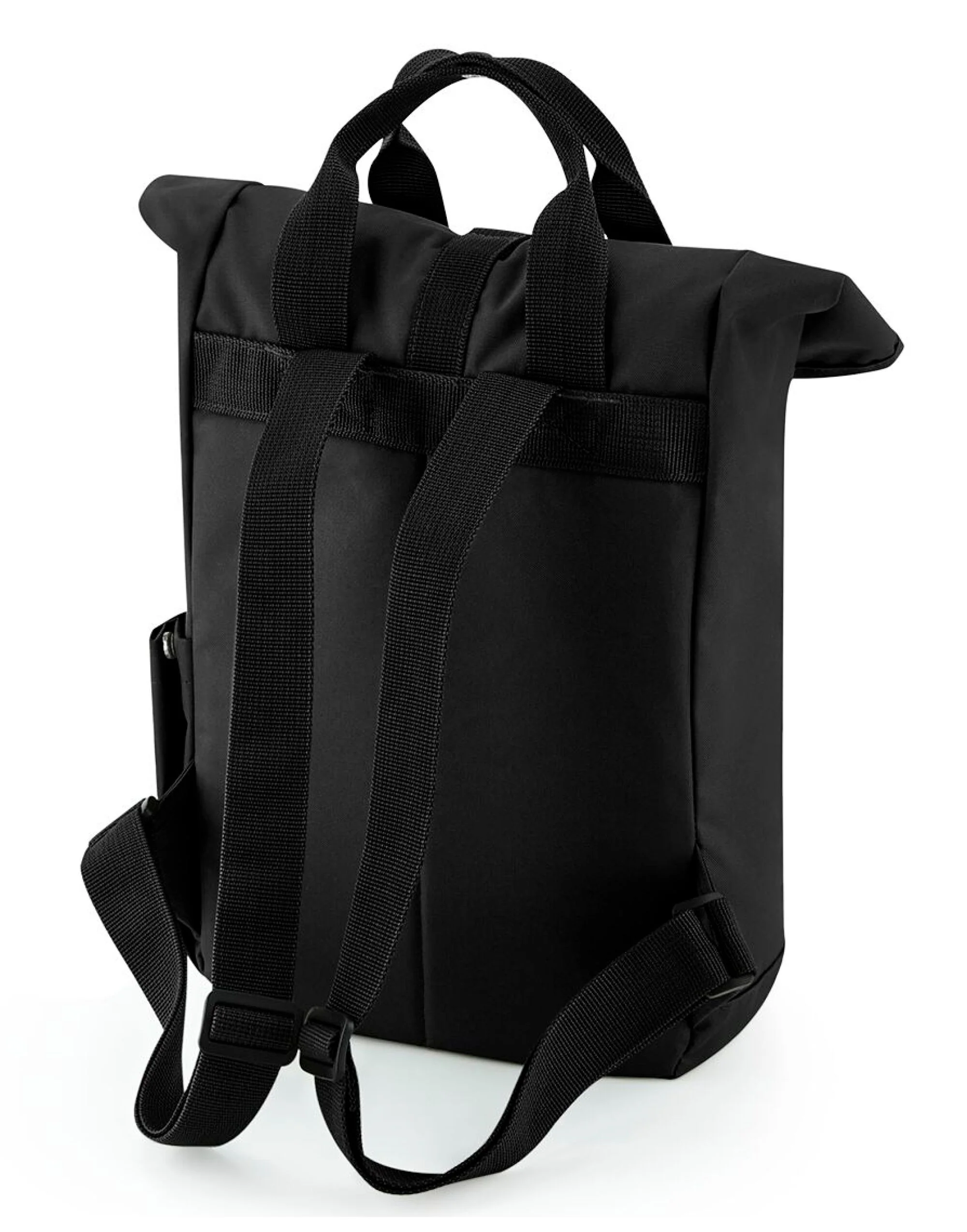 Bagbase Recycled Mini Twin Handle Roll-Top Backpack - Image 3
