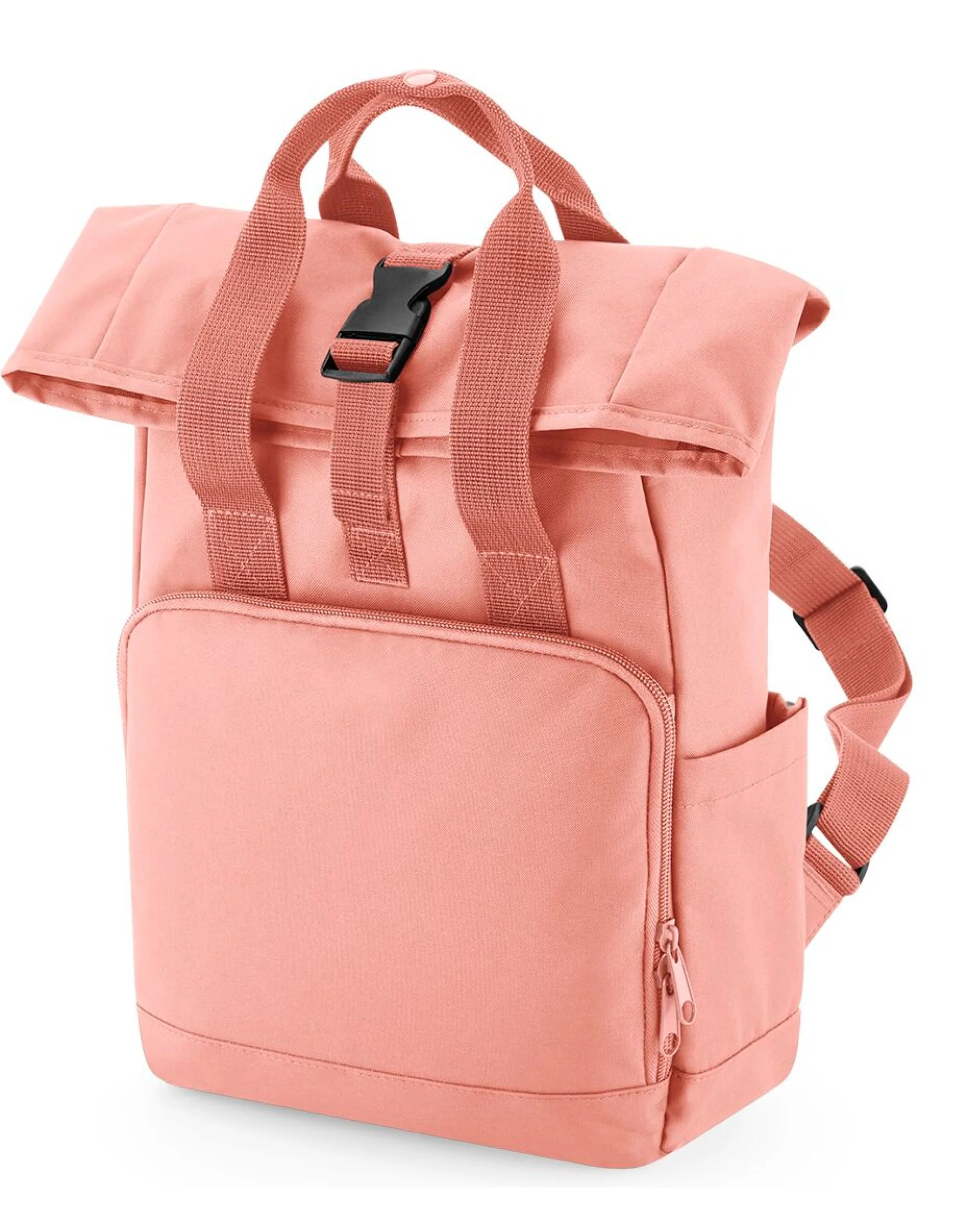 Bagbase Recycled Mini Twin Handle Roll-Top Backpack - Image 4