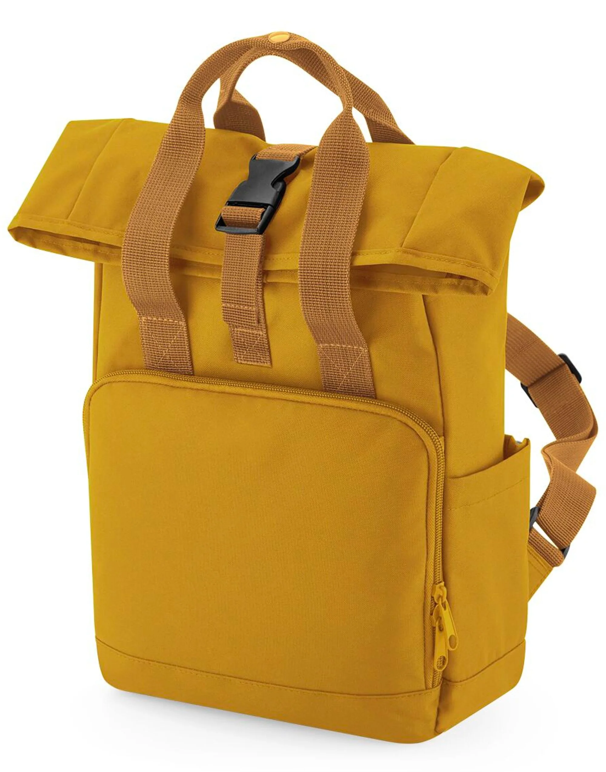 Bagbase Recycled Mini Twin Handle Roll-Top Backpack - Image 8