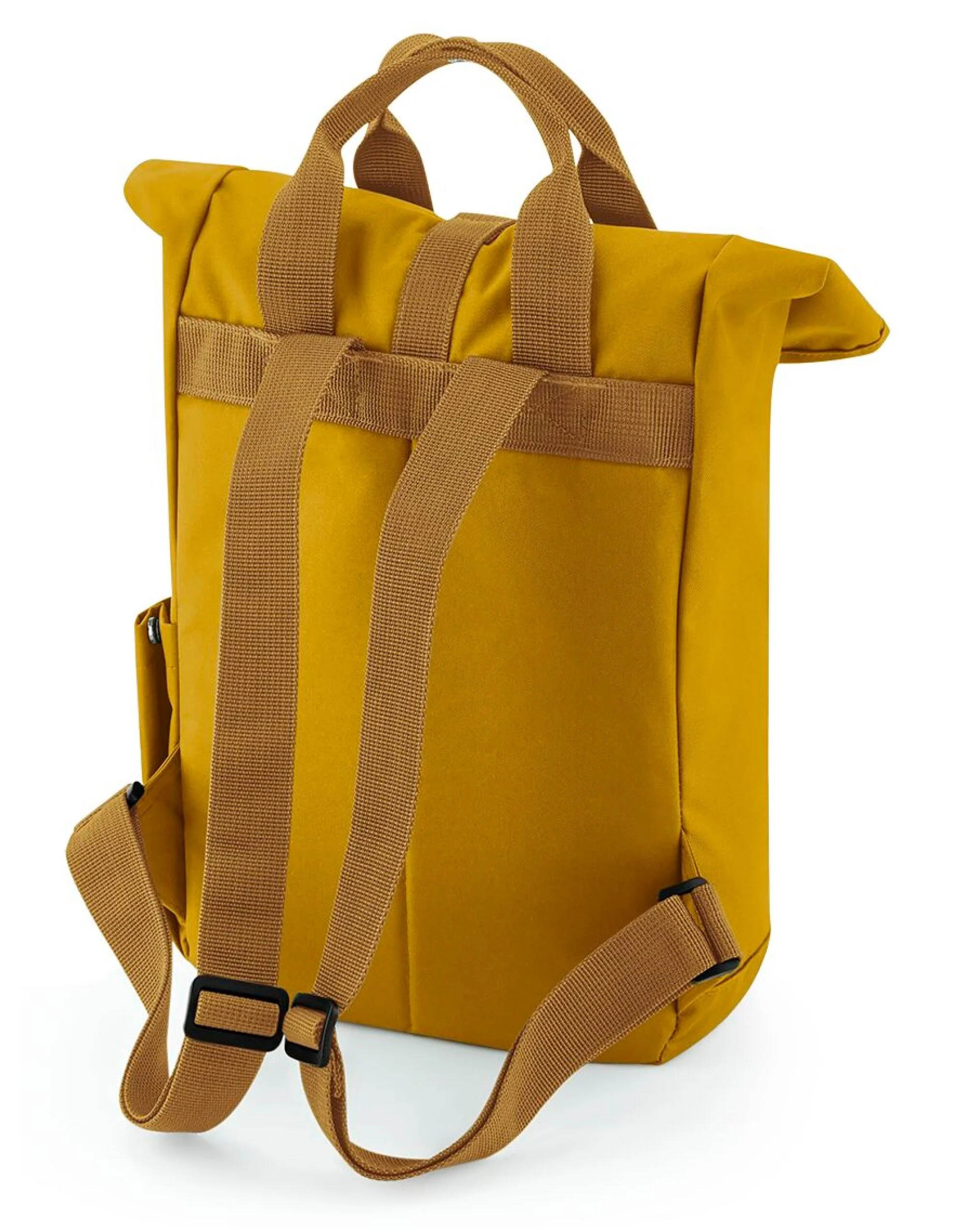 Bagbase Recycled Mini Twin Handle Roll-Top Backpack - Image 9
