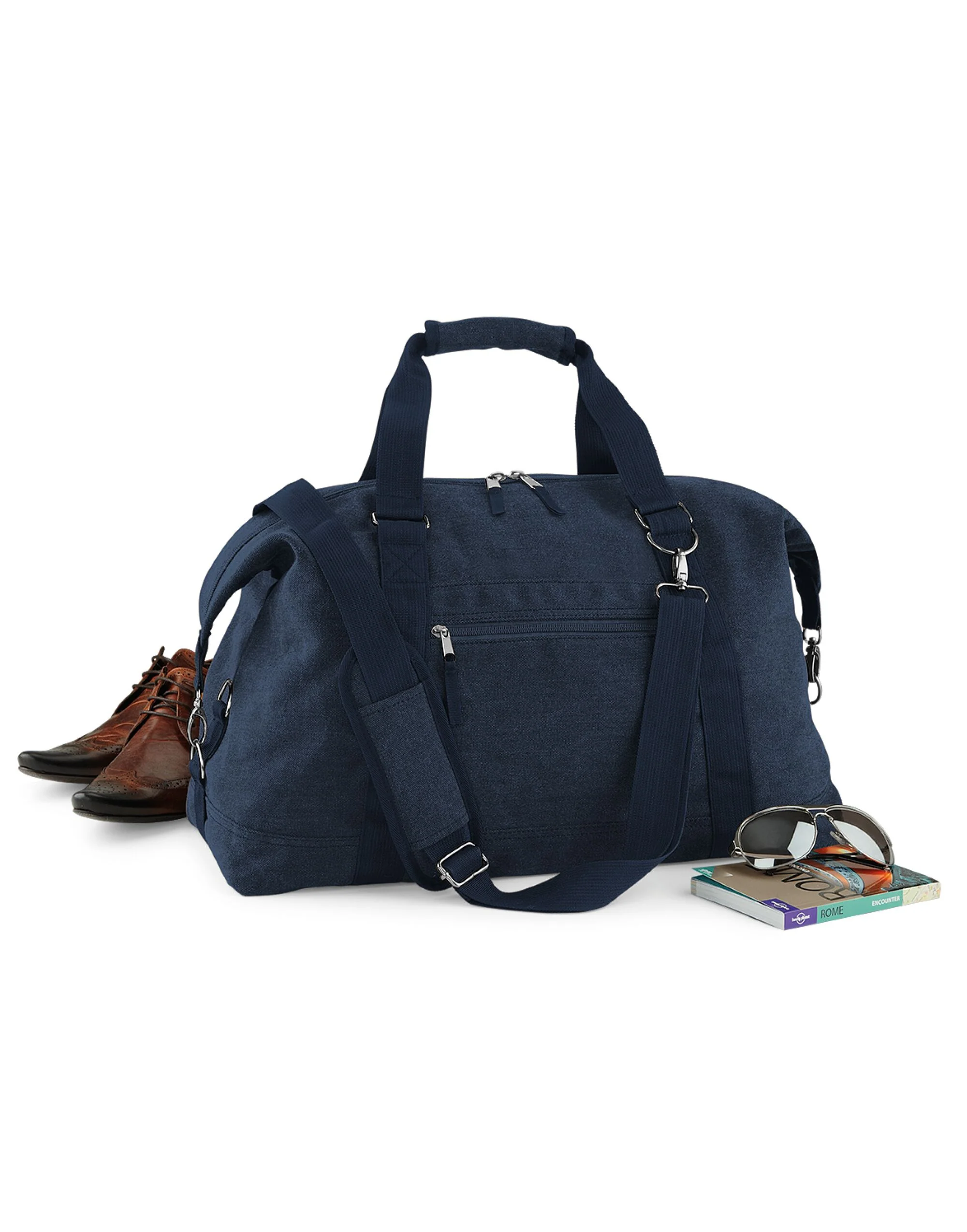Bagbase Vintage Canvas Weekender - Image 9