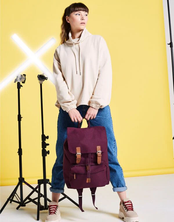 Bagbase Vintage Laptop Backpack - Image 2