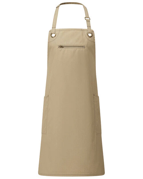 Premier Workwear Barley Contrast Stitch Bib Apron - PR121M - Image 3