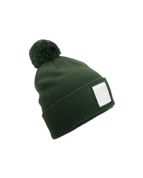 Beechfield Applique Patch Pom Beanie - Image 5