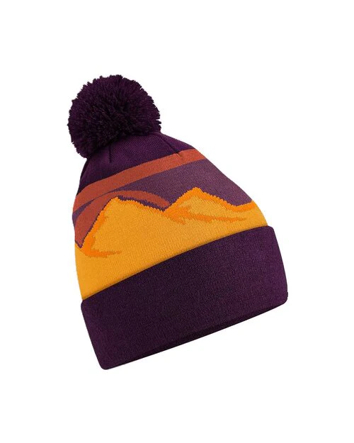 Beechfield Mountain Peaks Pom Pom Beanie - Image 3