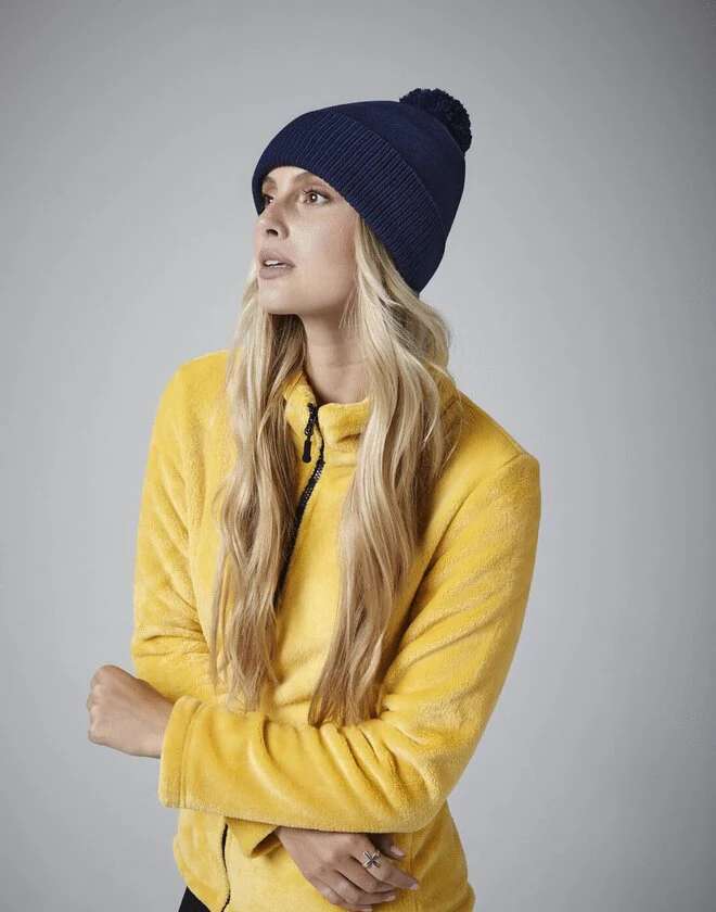 Beechfield Organic Cotton Snowstar Beanie - Image 2
