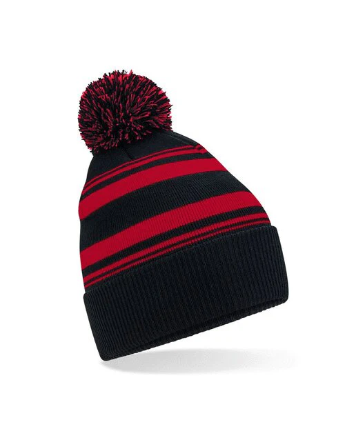 Beechfield Striped Fan Beanie - Image 2