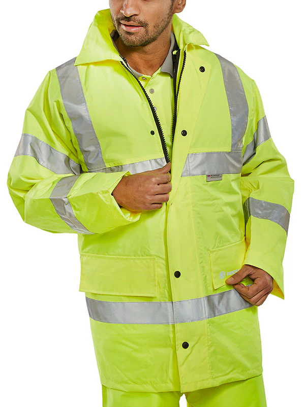 Beeswift 4 In 1 Hi-Vis Jacket And Bodywarmer - Image 2