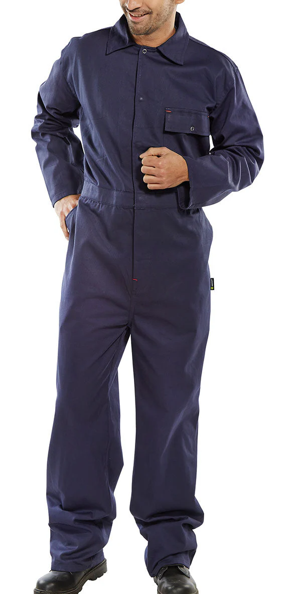 Beeswift Click Cotton Drill Boilersuit - [CLEARANCE]