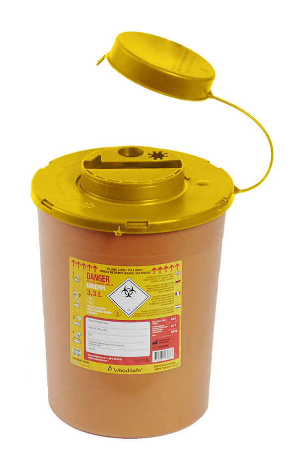Click Medical Woodsafe Sharps Bin - Image 3