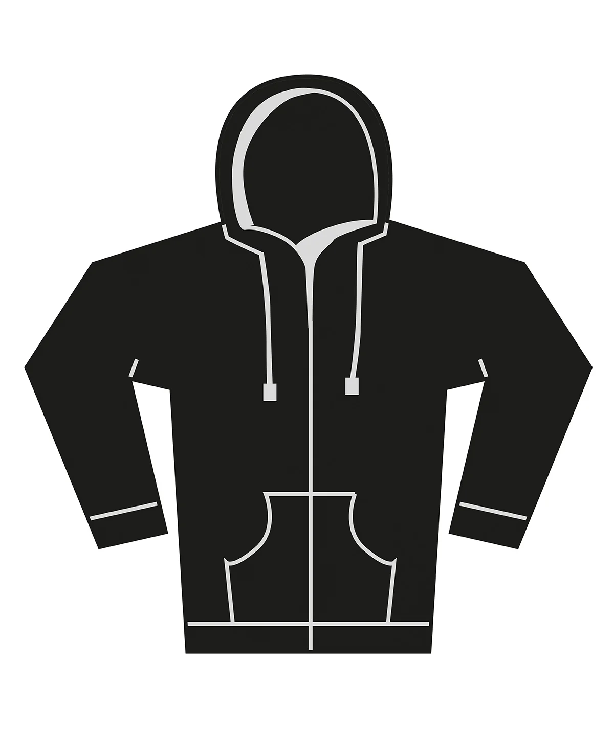Bella Canvas Unisex Heavy Full-Zip Hoodie - BE157 - Image 3