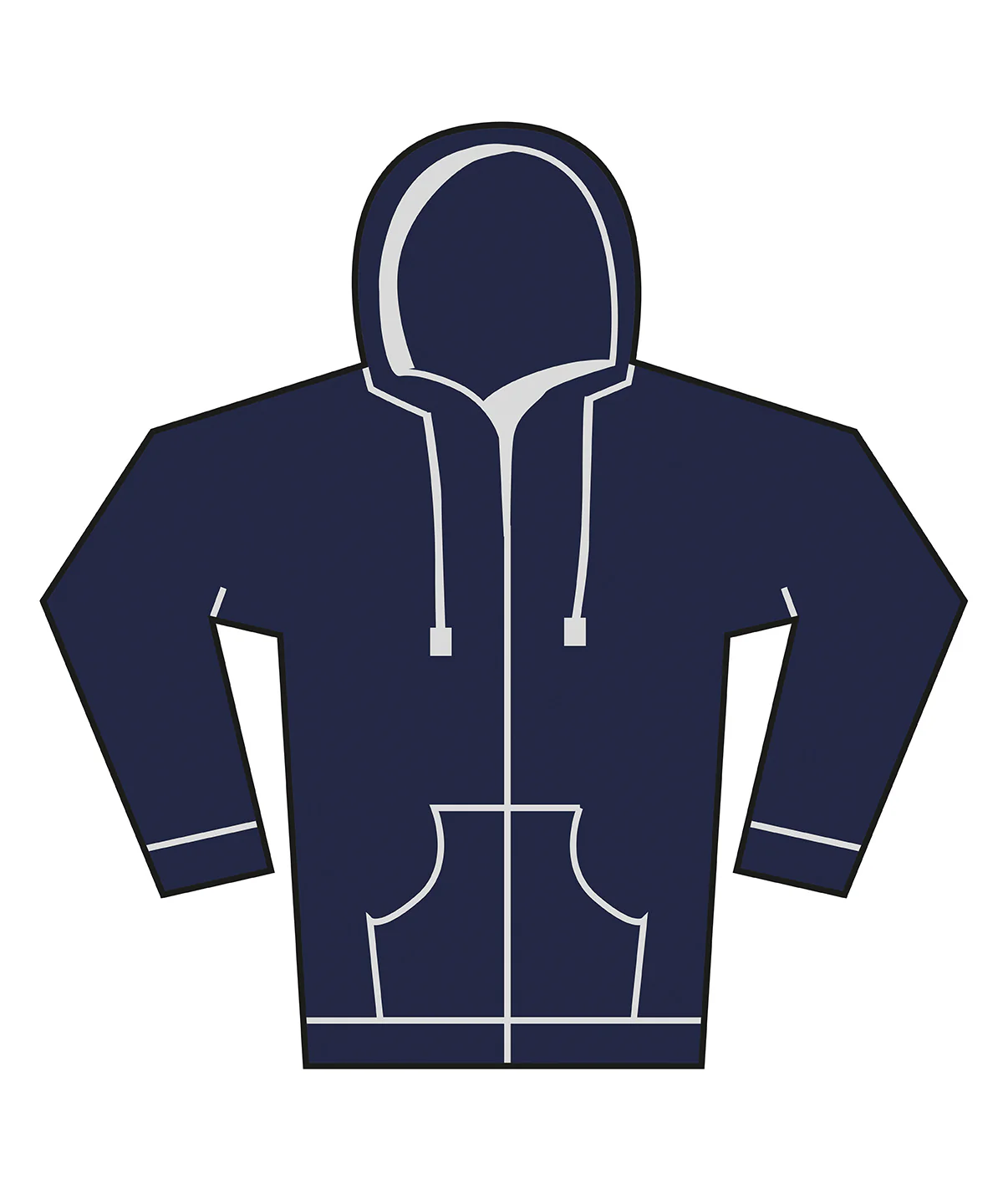 Bella Canvas Unisex Heavy Full-Zip Hoodie - BE157 - Image 5