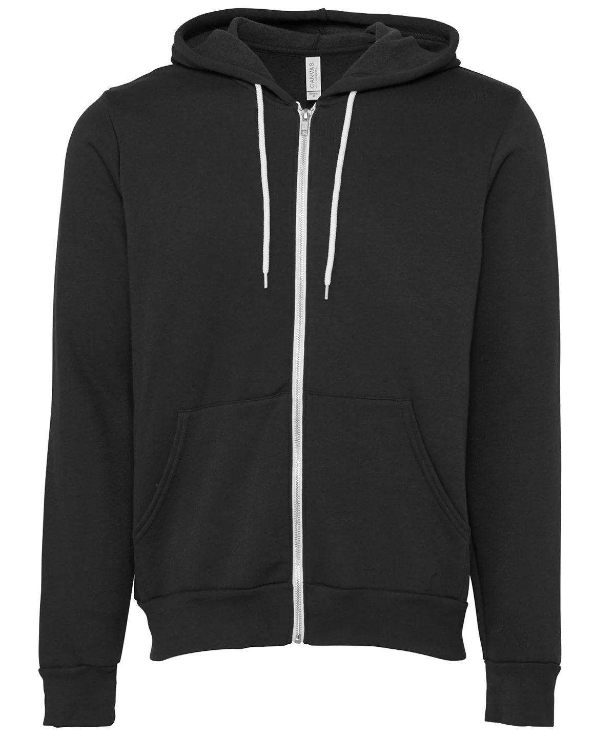 Bella Canvas Unisex Polycotton Fleece Full-Zip Hoodie - Image 5