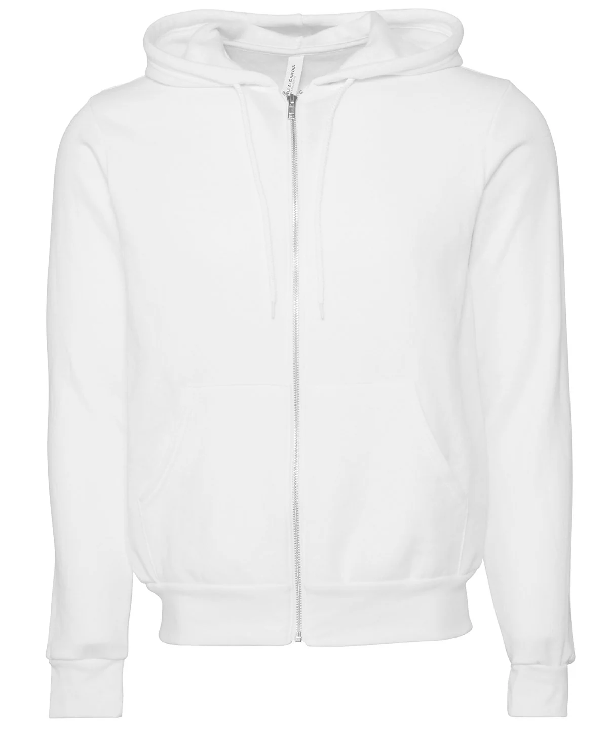 Bella Canvas Unisex Polycotton Fleece Full-Zip Hoodie - Image 6