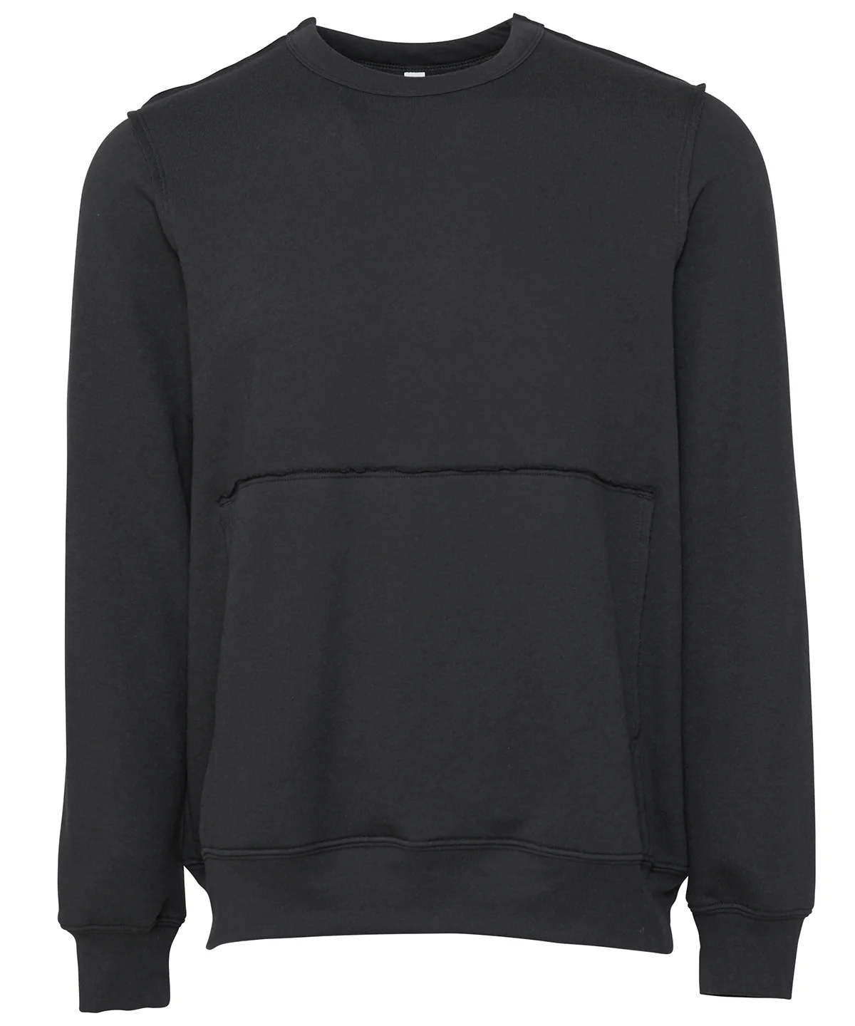 Bella Canvas Unisex Raw-Seam Crew Pullover Sweatshirt - Image 2
