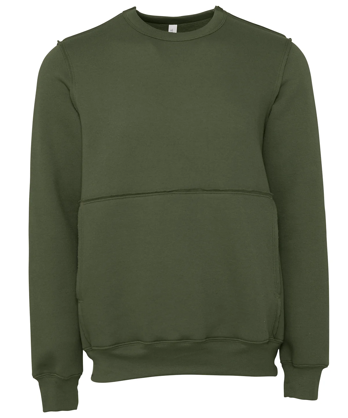 Bella Canvas Unisex Raw-Seam Crew Pullover Sweatshirt - Image 4