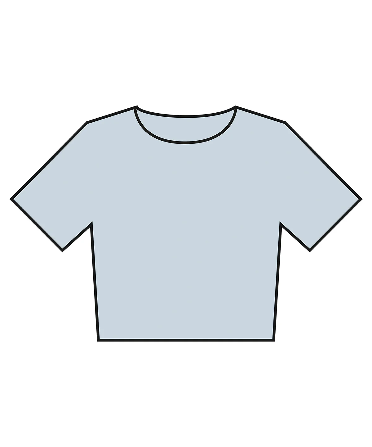Bella Canvas Women's Heavyweight Washed Cropped Tee - BE160 - Image 2