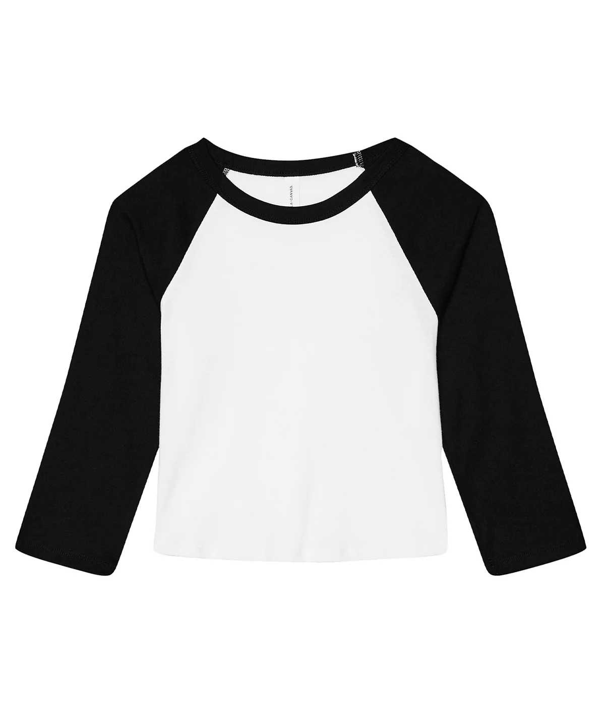 Bella Canvas Women's Micro Rib 3/4 Raglan Baby T-Shirt - Image 3