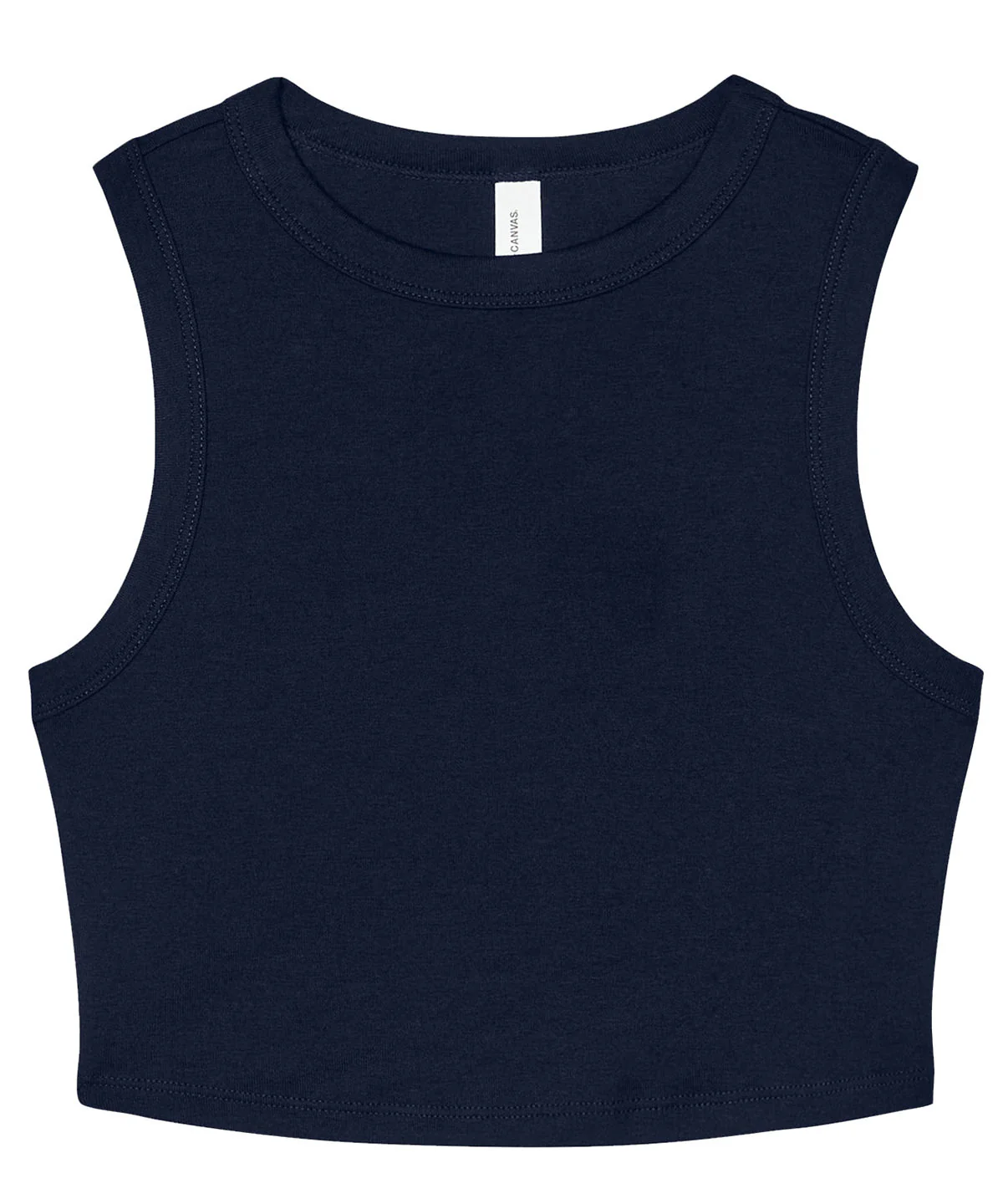 Bella Canvas Women's Micro Rib Muscle Crop Tank - Image 4