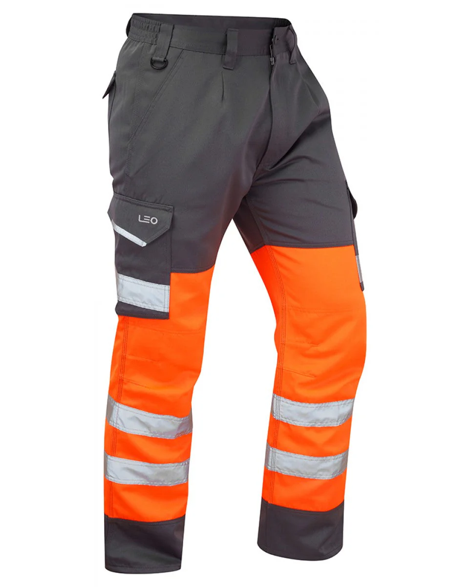 Leo Workwear Bideford Poly/Cotton Cargo Trousers - Ct01 - Image 4