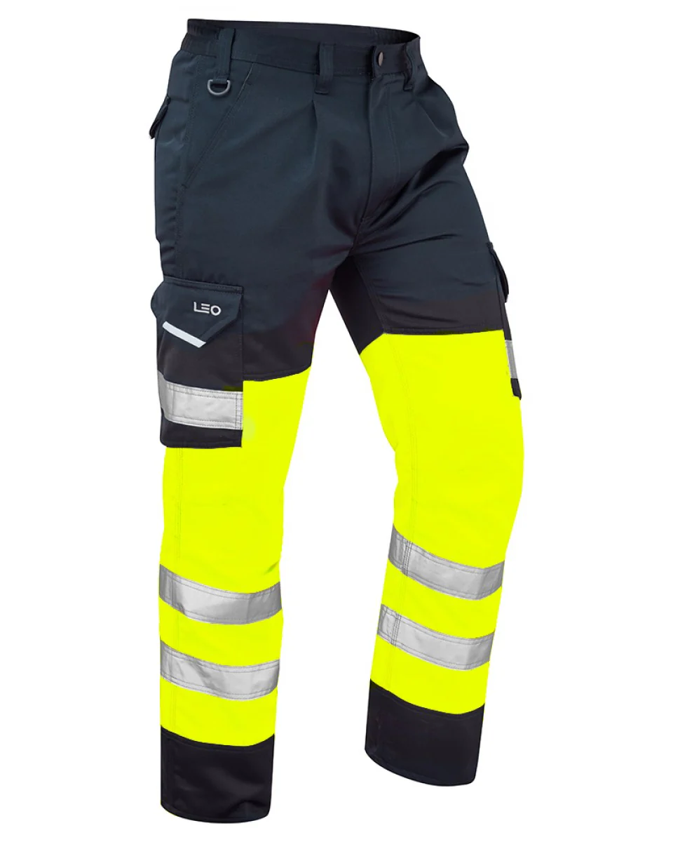 Leo Workwear Bideford Poly/Cotton Cargo Trousers - Ct01 (Cont) - Image 4