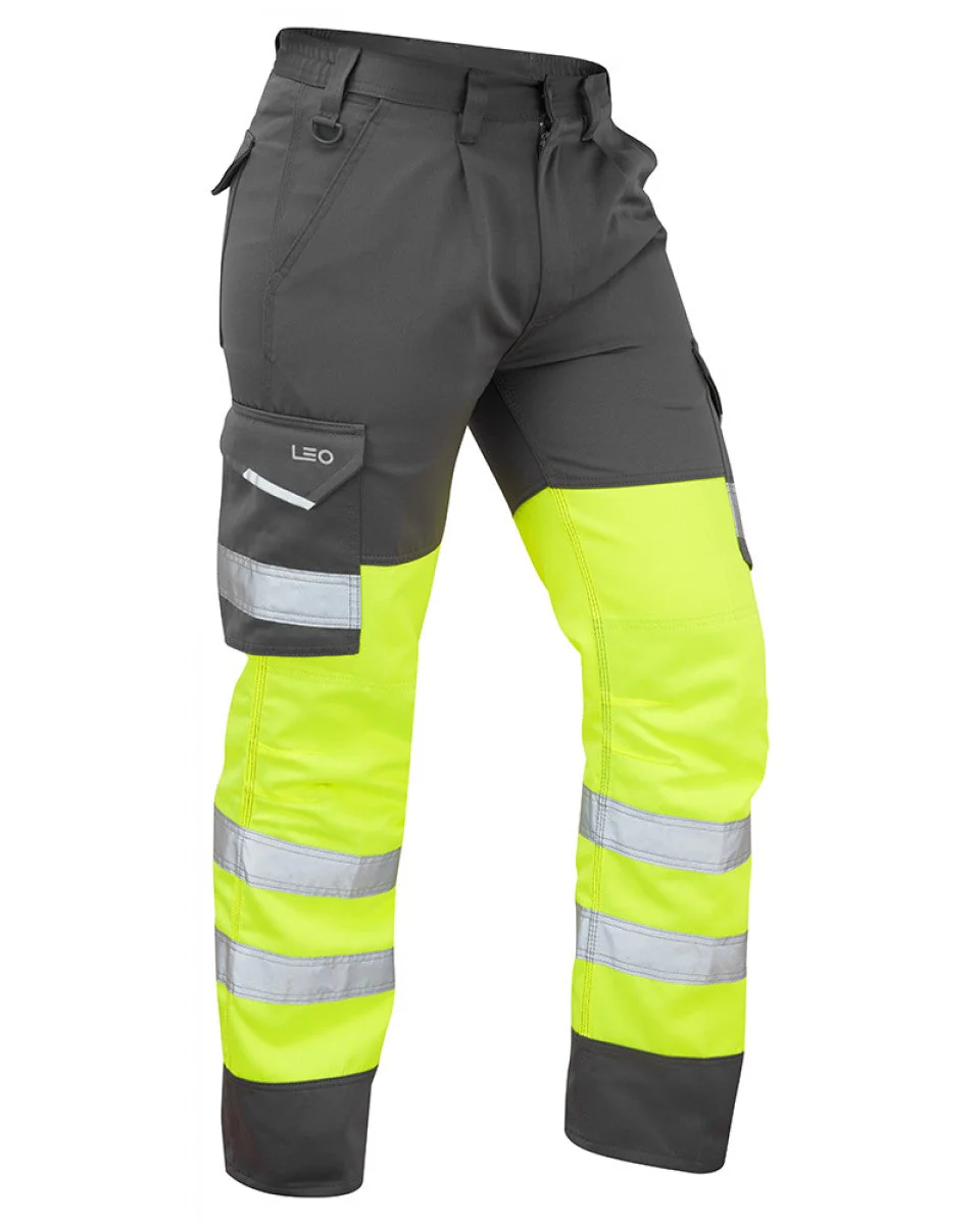 Leo Workwear Bideford Poly/Cotton Cargo Trousers - Ct01 (Cont) - Image 6