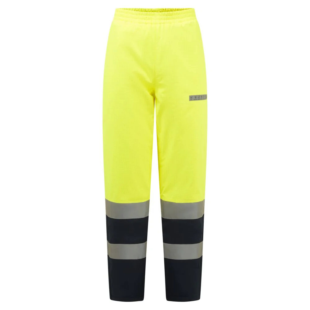 Portwest Bizflame Rain+ Hi-Vis Multi-Norm Contrast FR Winter Trousers - Image 2