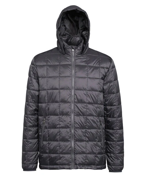 2786 Box Quilt Hooded Jacket - TS025M - Image 4