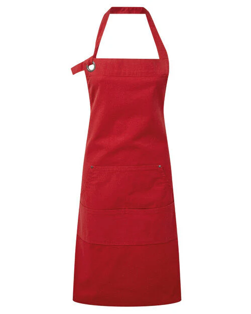 Premier Workwear Calibre Heavy Cotton Canvas Pocket Apron - PR137M - Image 8