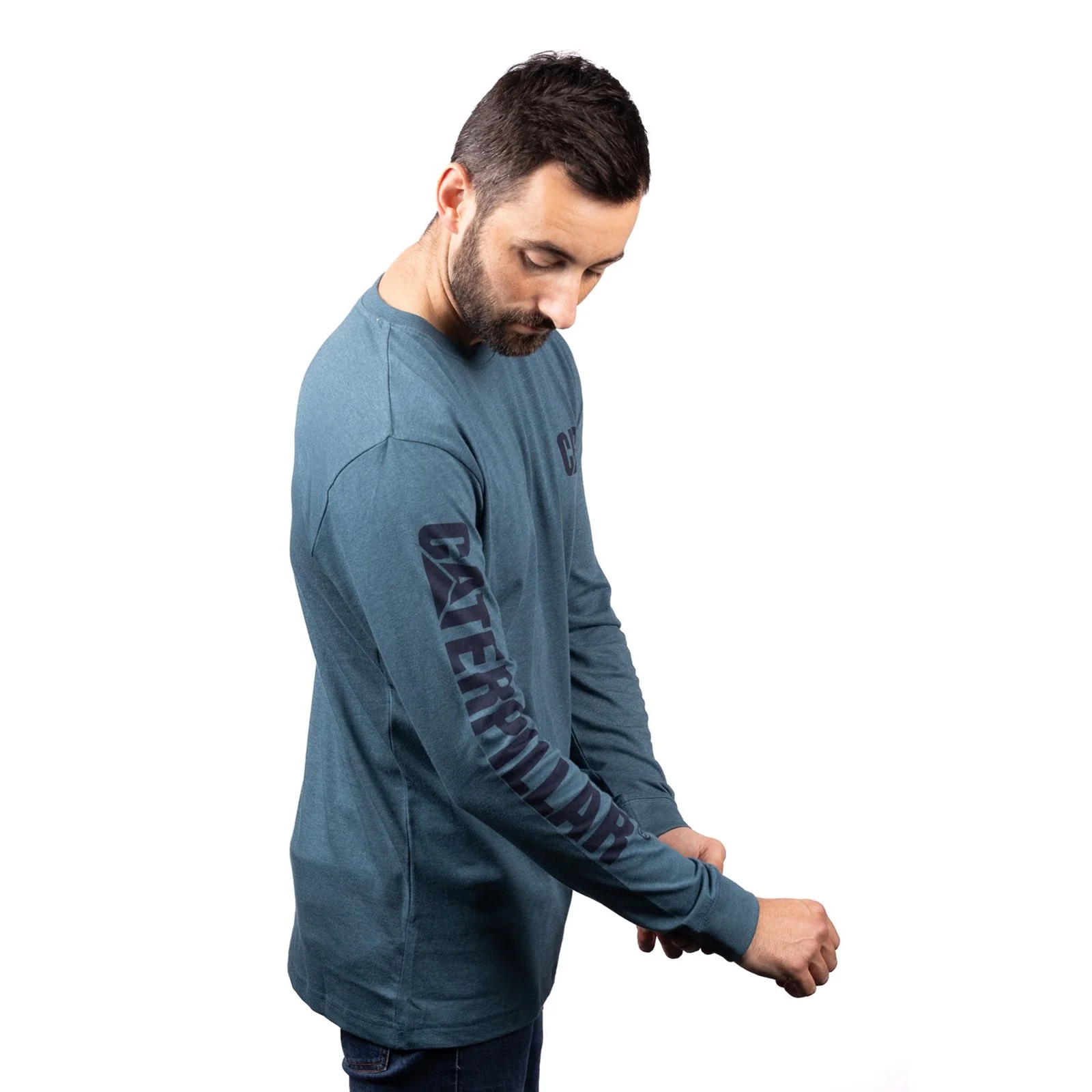 Caterpillar Trademark Banner Long Sleeve T-Shirt - Image 4