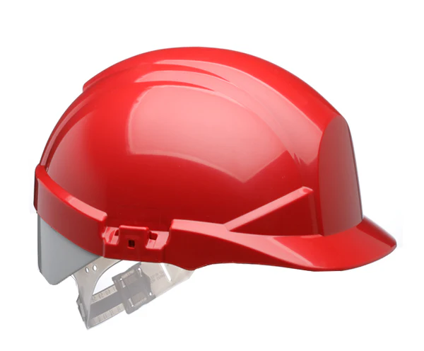 Centurion Reflex Red Slip Ratchet Helmet With