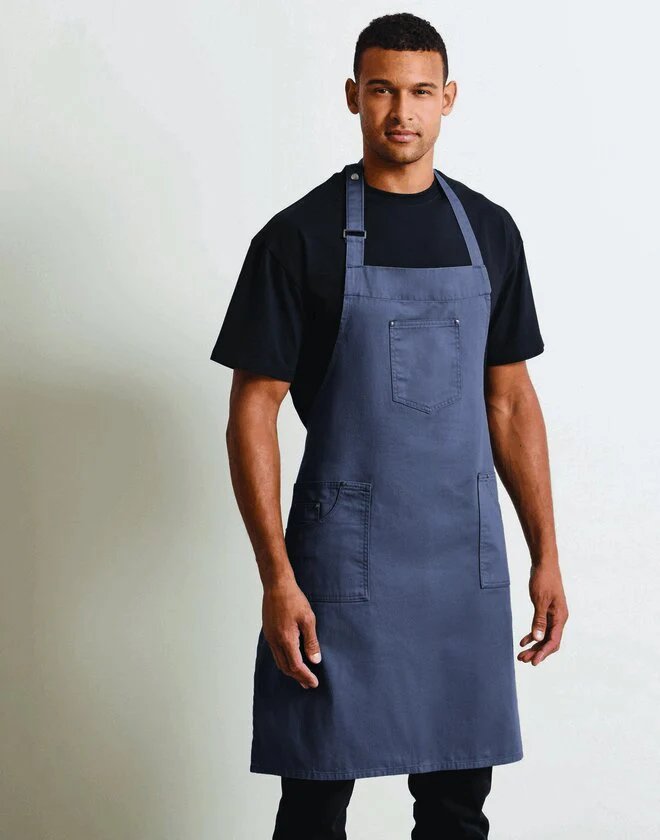 Premier Workwear Chino Bib Apron - PR132M