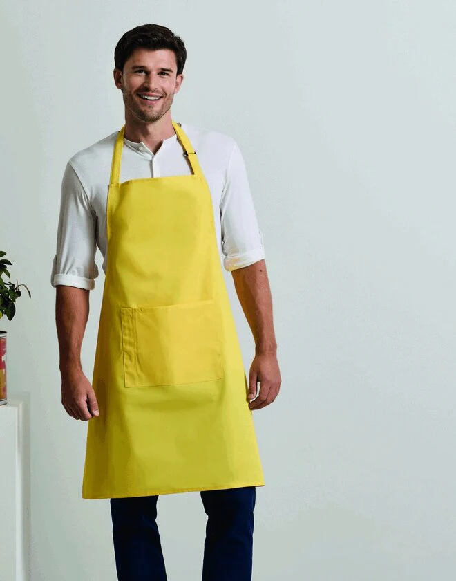 Premier Workwear Colours Collection Bib Apron With Pocket - PR154M
