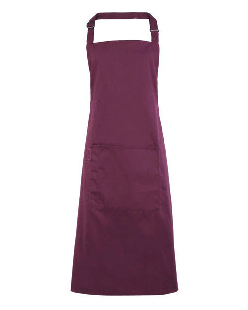 Premier Workwear Colours Collection Bib Apron With Pocket - PR154M - Image 4