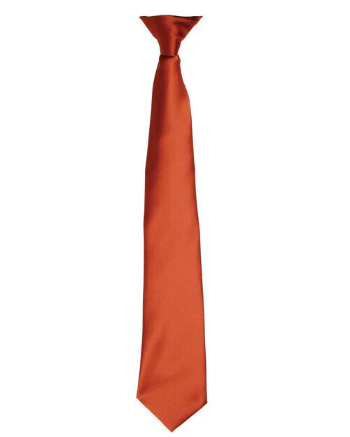 Premier Workwear Colours Collection Satin Clip On Tie - PR755M - Image 6
