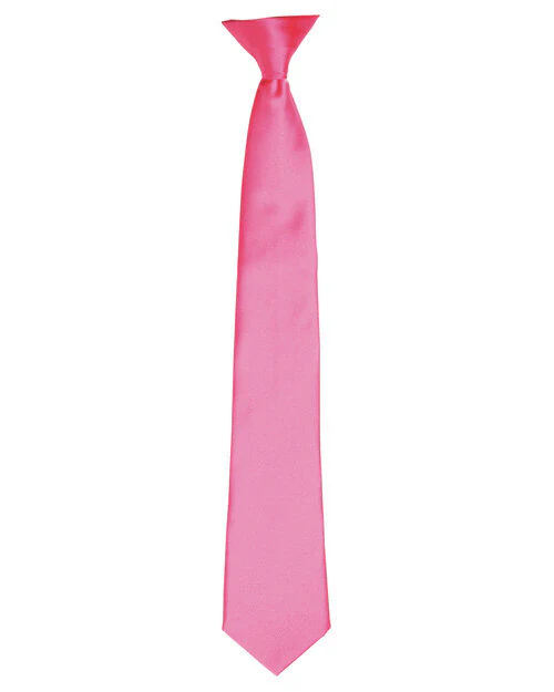 Premier Workwear Colours Collection Satin Clip On Tie - PR755M - Image 9