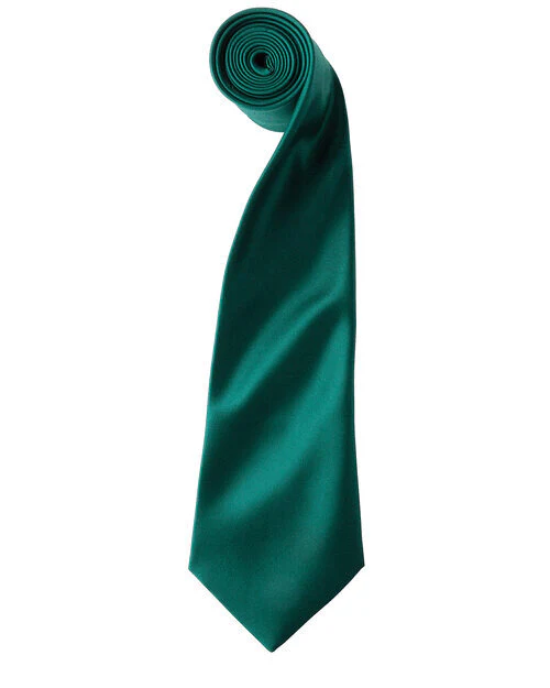 Premier Workwear Colours Collection Satin Tie - PR750M - Image 5