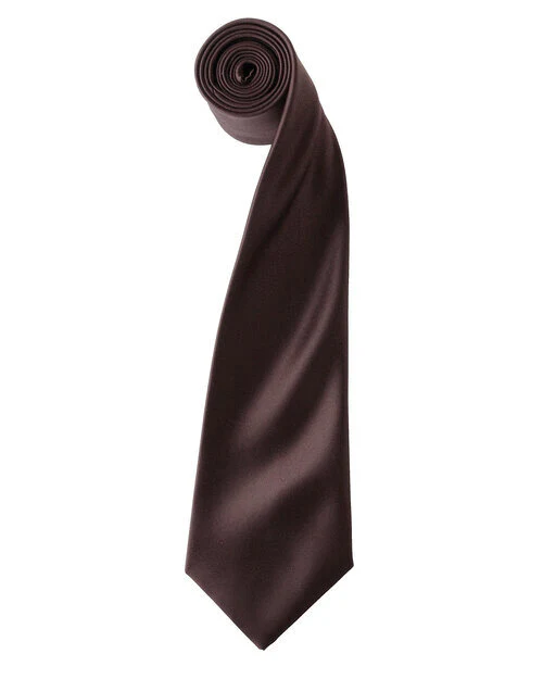 Premier Workwear Colours Collection Satin Tie - PR750M - Image 6