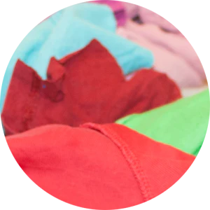 Coloured T-Shirt Cloth Rags - 10Kg Pack - Mixed Clothing and Material - Image 3