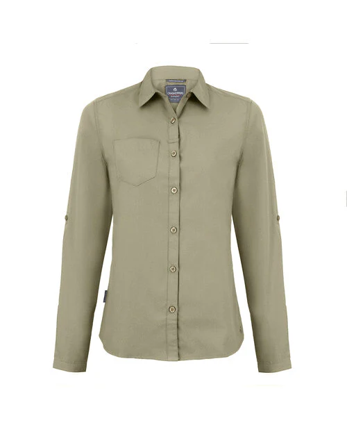 Craghoppers Expert Ladies Kiwi Long Sleeve Shirt - CR541M - Image 3