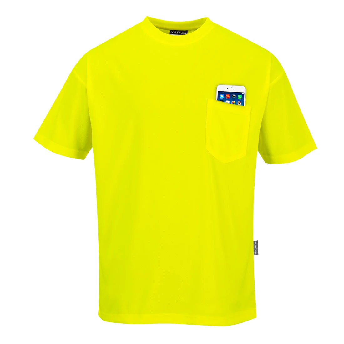 Portwest Day-Vis Pocket Short Sleeve T-Shirt - Image 3