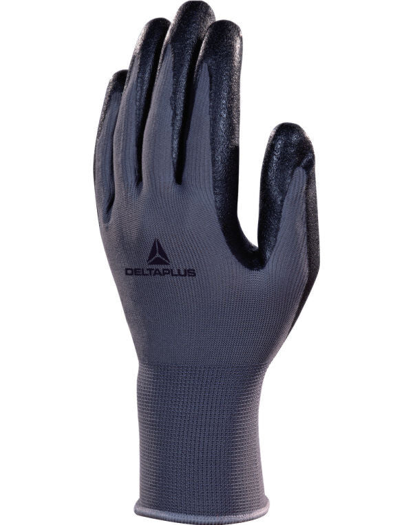 Delta Plus Polyester Knitted Gloves-Nitrile Foam Palm - Image 3