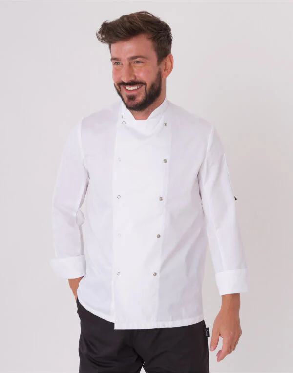 Dennys Long Sleeve Chef'S Jacket (Wh)