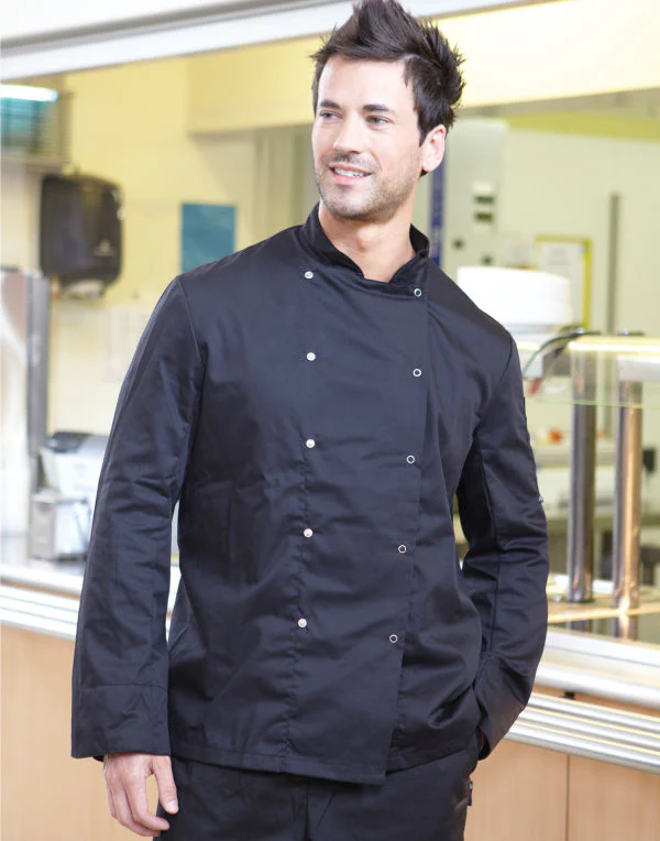 Dennys Long Sleeve Chef'S Jacket (Bk)