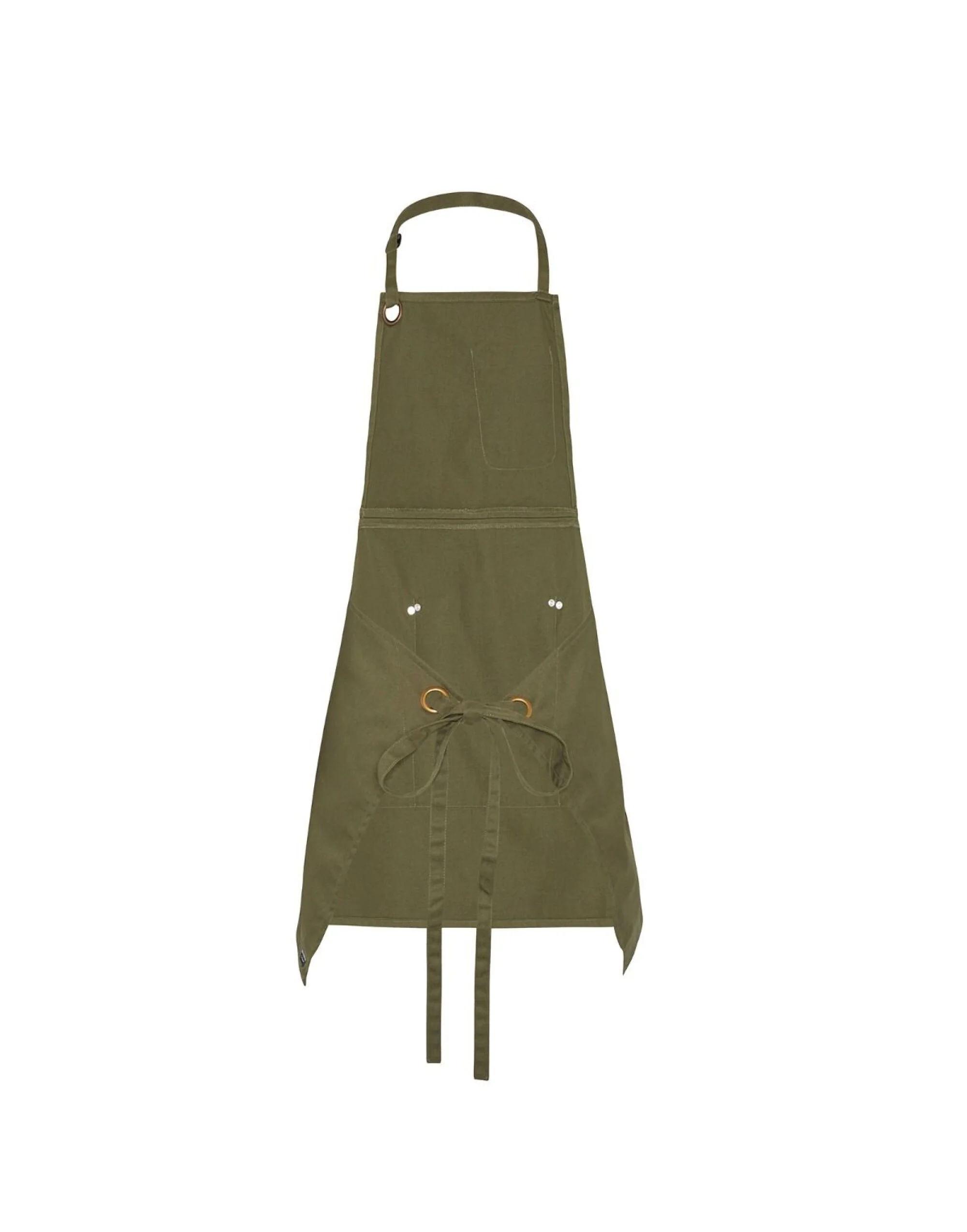 Dennys Le Chef Apron With Metal Eyelets - Image 5