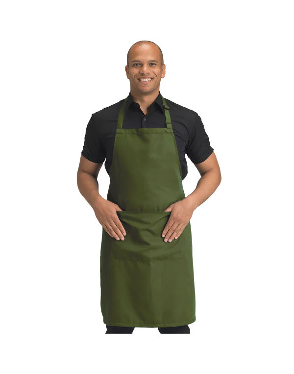 Dennys Recycled Bib Apron With Pocket - Image 10