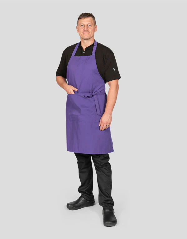 Dennys Recycled Bib Apron With Pocket - Image 11