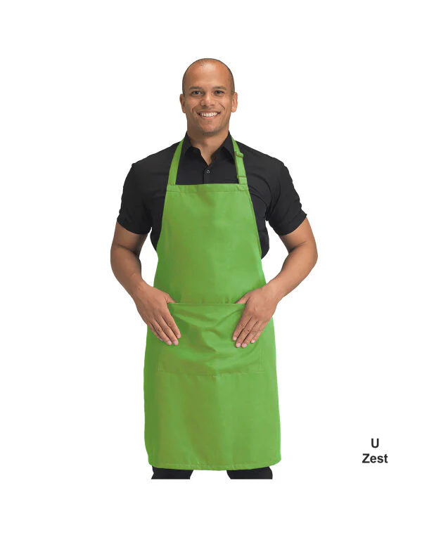 Dennys Recycled Bib Apron With Pocket - Image 17