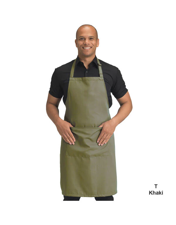 Dennys Recycled Bib Apron With Pocket - Image 7