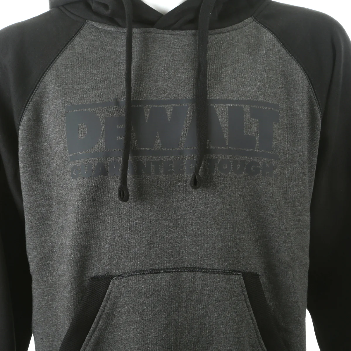 DeWalt Grey Marl/Black Hooded Sweatshirt - Image 3